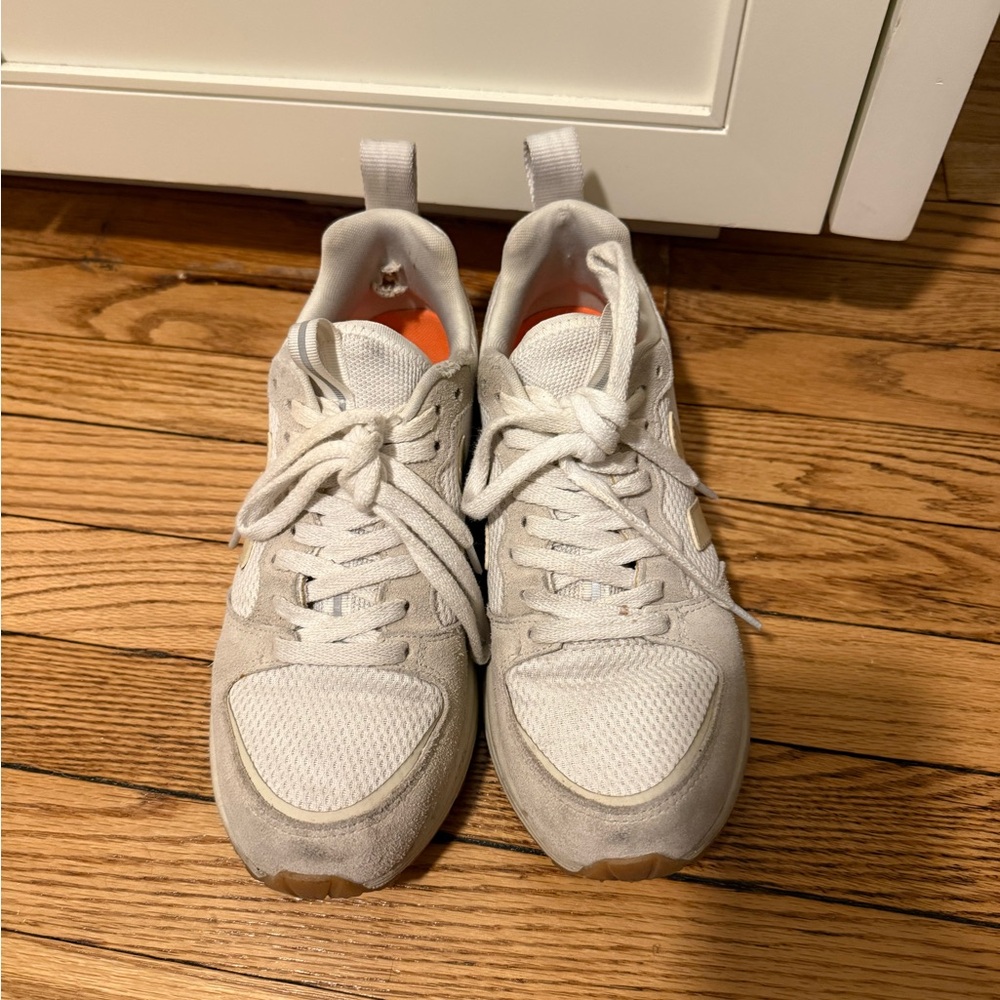 Veja White and Light Gray Athletic Sneakers